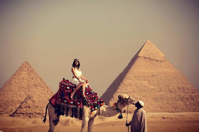 Day Tour Giza Pyramids by Camel In Egypt - The panoramic viewpoint and the nine-pyramid view