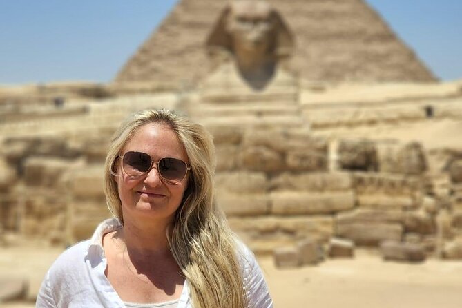 Day Tour to Giza Pyramids, Memphis City And Saqqara Pyramid - Giza’s three pyramids and the Great Sphinx