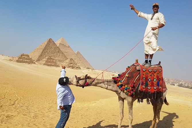 Day Tour To Pyramids of Giza and Egyptian Museum - The Great Sphinx in a half-hour