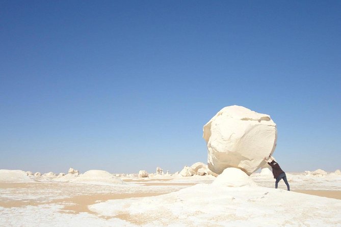 Day Trip To Bahariya Oasis Visit Black And White Desert From Cairo - Crystal Desert, Agabat, dunes, and the White Desert