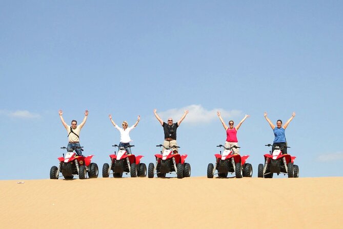 Desert Safari Tour by ATV Quad Bike and Camel Ride - Hurghada - Quad biking across the Hurghada dunes