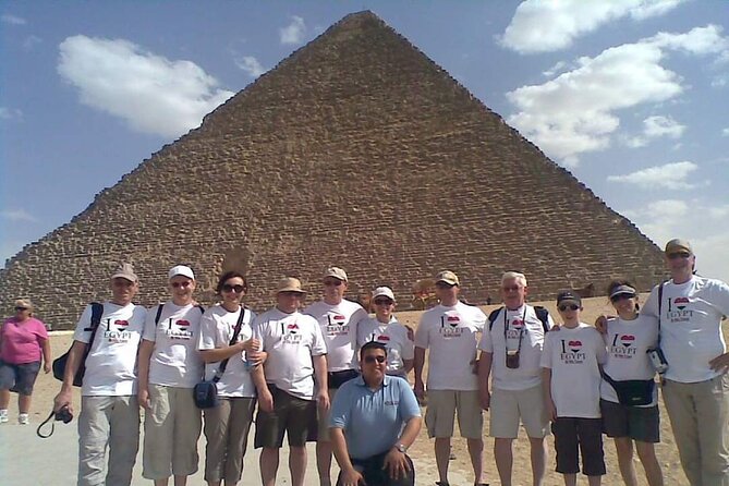 Egypt Shore tours to Giza Pyramids & Museum& bazaar from Alexandria or Port said - First look at the Giza Pyramids