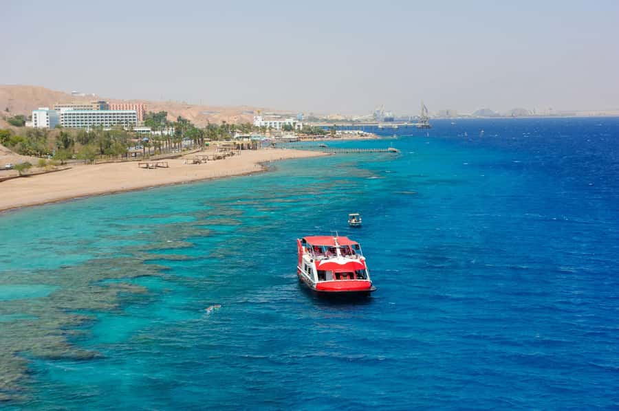 Eilat: 2-Hour Glass-Bottom Boat Tour - A two-hour route around the Gulf of Aqaba
