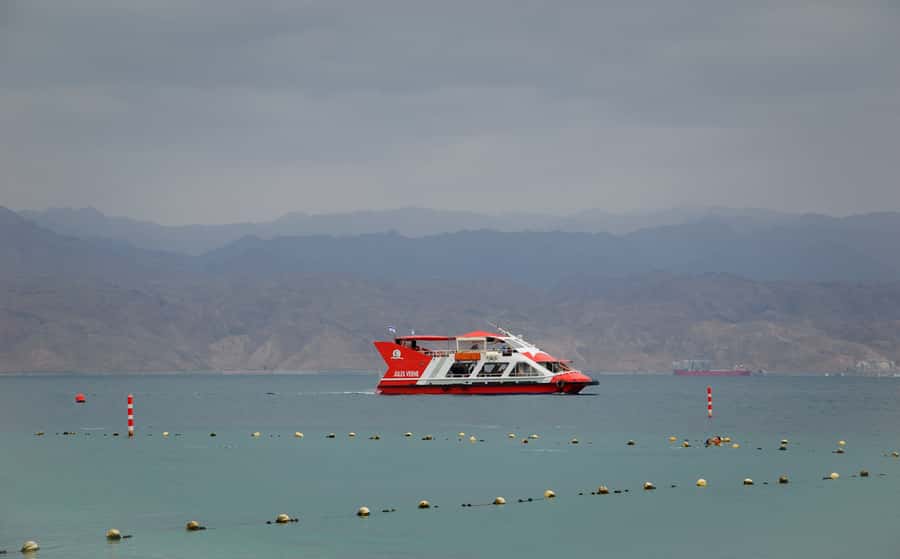 Eilat: 2-Hour Glass-Bottom Boat Tour - The underwater viewing deck at two meters
