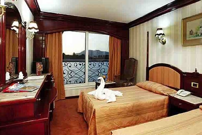 Enjoy 2 nights Nile cruise from Aswan to Luxor,Hot deal - Group arrangements, cabins, and pickup details