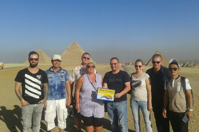 Excursion Hurghada Cairo Pyramids by plane - Small Group - Papyrus, perfume, and essential-oil stops