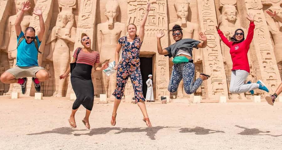 From Aswan:4 Days Nile Cruise Luxor Abu Simbel & Air Balloon - The guide can make or break the sightseeing