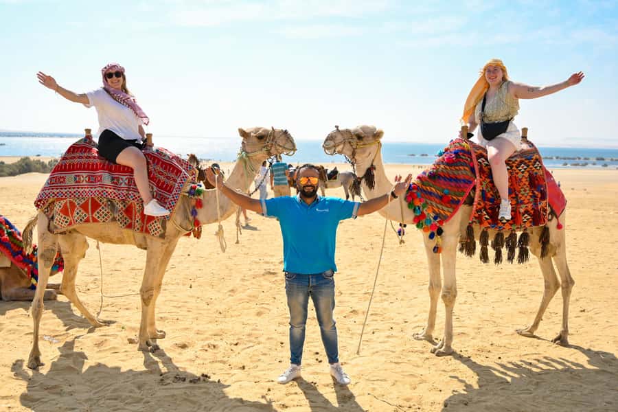 From Cairo: Desert Safari, Camel Ride, Magic Lake, & Lunch - The 4x4 dune ride is the loud, bumpy centerpiece