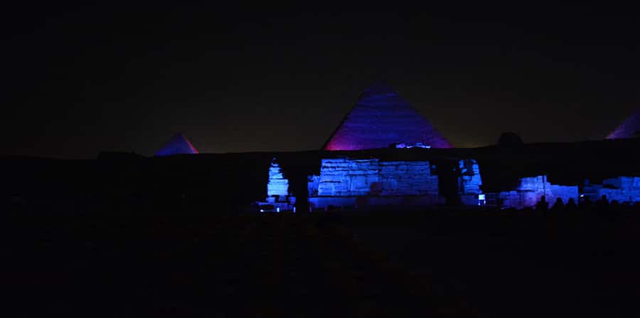 From Cairo: Giza Pyramids Tour with Light Show and Transfer - Seeing the pyramids in a different light