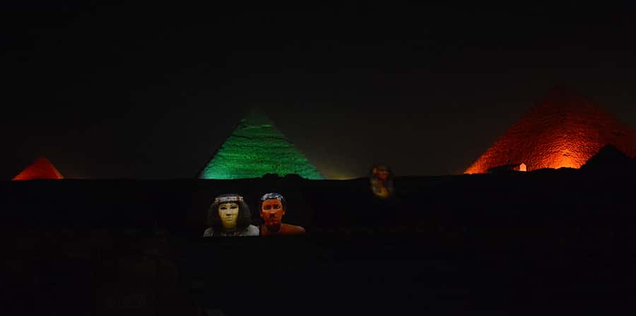 From Cairo: Giza Pyramids Tour with Light Show and Transfer - The pyramids named in the program