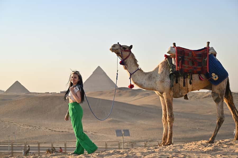 From Cairo: Half-Day Tour to Pyramids of Giza and the Sphinx - The Giza Plateau and optional camel ride