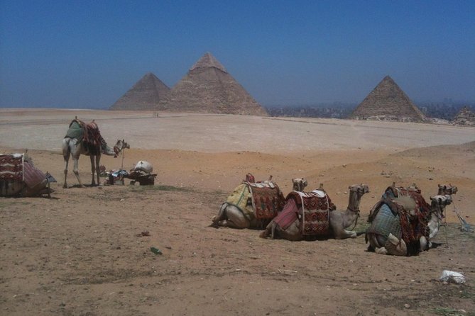 From Cairo: Private Crowd Free Half Day Pyramids Adventure - A private guide changes the morning