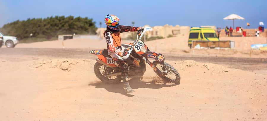 From Hurghada: El Gouna Quad and MX Bike Safari Tour - Arriving at the Bike Club