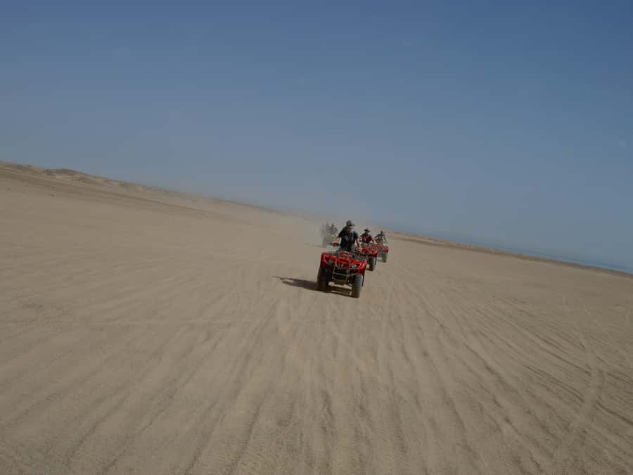 From Hurghada: Makadi Bay ATV Tour - The rock formation and mountain views