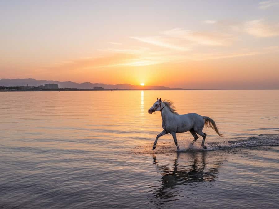 From Hurghada: Red Sea Sunrise and Desert Horseback Riding - What happens before you mount