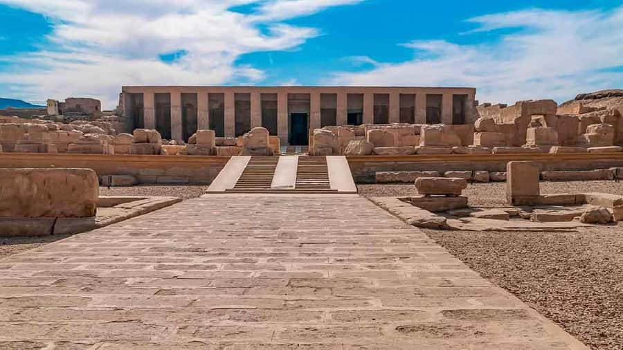 From Luxor: Abydos & Dendera Temples on a Private Day Tour. - Seeing Hathor’s color at Dendera