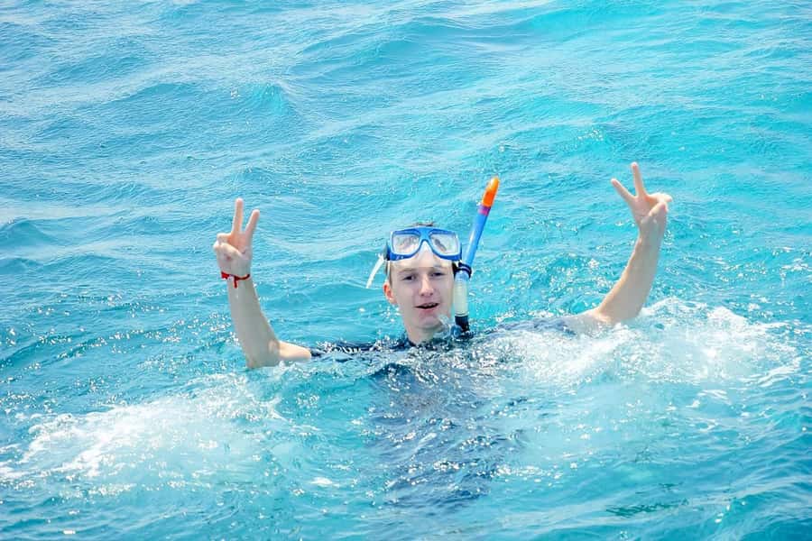 From Sharm: Luxury Diving cruise to Ras Mohammed with Lunch - The second reef stop and lunch aboard