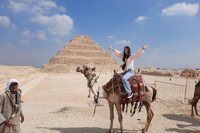 Full-Day Private Tour Giza Pyramids Saqqara and Memphis ( Included BBQ lunch ) - What the $30 price really includes