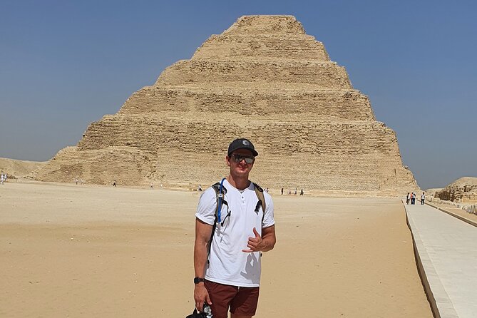 Full-day Private Tour Pyramids of Giza, Sphinx, Memphis and Sakkara - Memphis and the statue of Ramses II
