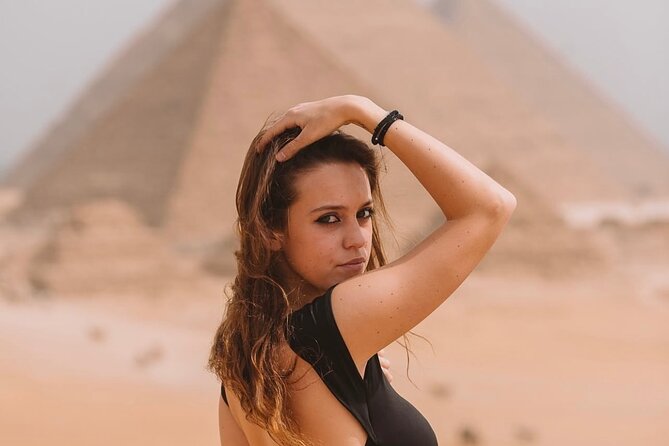 Full day to Giza Pyramids and Grand Egyptian Museum, And felucca - A closer look at Khafre’s Pyramid