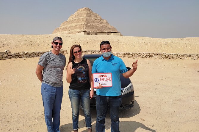 Full Day Tour Giza Pyramids, Sphinx, Saqqara &Dahshur Pyramids - Saqqara and Djoser’s Step Pyramid