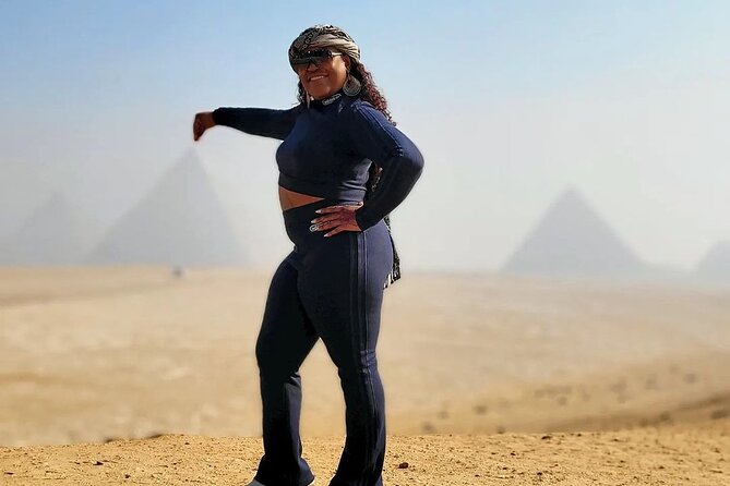 Full Day Tour to Explore Giza pyramids , Sakkara , Sphinx and Memphis - Starting at Giza with the Great Pyramid