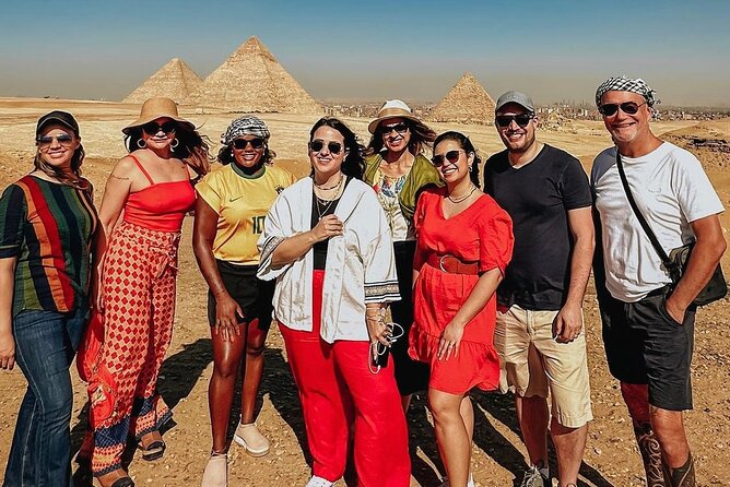 Full-Day Tour to Giza Pyramids Saqqara Memphis Sphinx Private - Khafre’s Pyramid and the Sphinx Temple