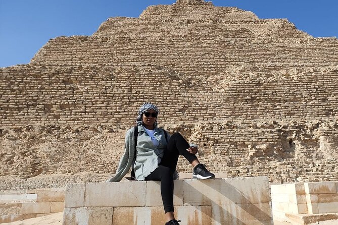 Full day tour to Giza pyramids, Sphinx, Memphis and Saqqara - Saqqara and Djoser’s Step Pyramid
