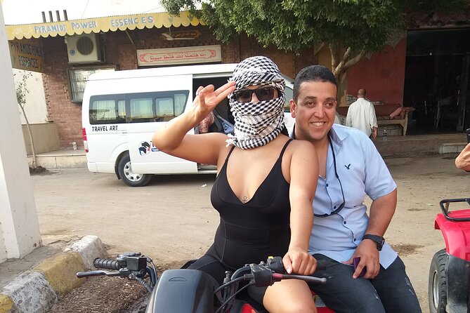 Full Day Tour to Giza with Camel & ATV Ride and Dinner Show - Shopping time in Giza