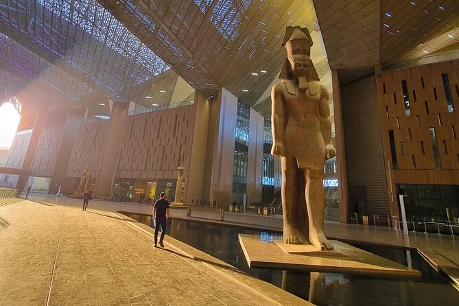 GEM Grand Egyptian Museum Private Tour from Cairo Giza hotels - Arriving at the Grand Egyptian Museum