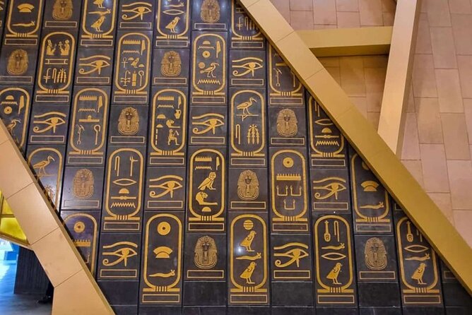 GEM Grand Egyptian Museum Private Tour from Cairo Giza hotels - A calm finish in the exterior gardens