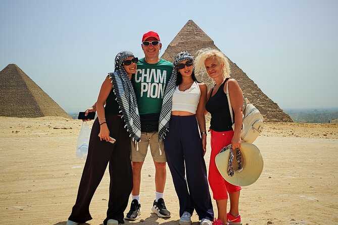 Giza pyramids all inclusive lunch, fees,camel&inside 3rd pyramid - Private touring, guide quality, and photographs