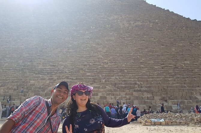 Giza Pyramids and Grand Museum GEM - The Grand Egyptian Museum and its huge collection