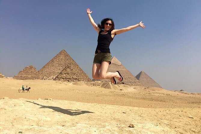 Giza pyramids and saqara and memfis - The guide can shape the quality of the morning