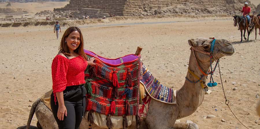 Giza: Pyramids at Sunset Guided Camel Tour - What to pack for a comfortable ride