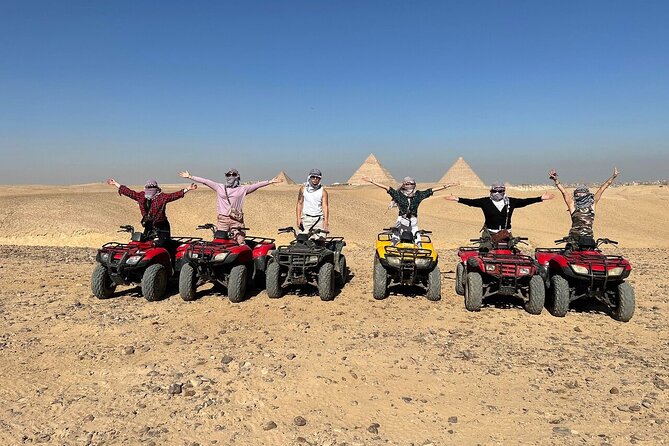 Giza Pyramids, Camel ride and Shopping with ATV Quad bike - Lunch, shopping, and the missing Memphis detail
