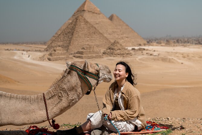 Giza Pyramids Photoshoot with Jumping Horse, Camel and Sphinx - The Sphinx brings a different kind of portrait