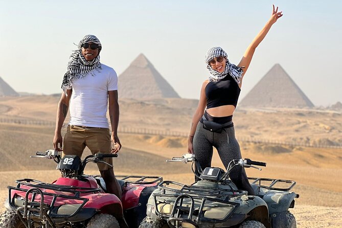 Giza Pyramids private tour, ATV bike, Lunch, Camel ride, shopping - The camel ride and the best photo stops