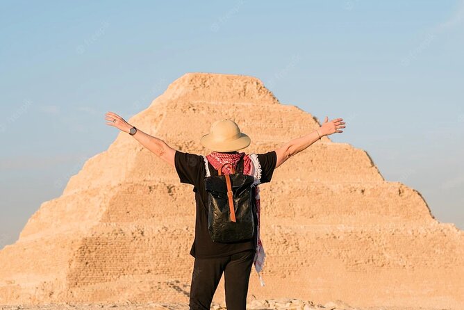 Giza pyramids, Sphinx, and the big museumum - Why the pyramid sequence makes sense