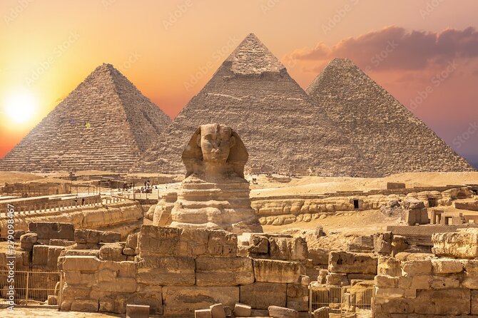 Giza pyramids, Sphinx, and the big museumum - Inside the Red Pyramid