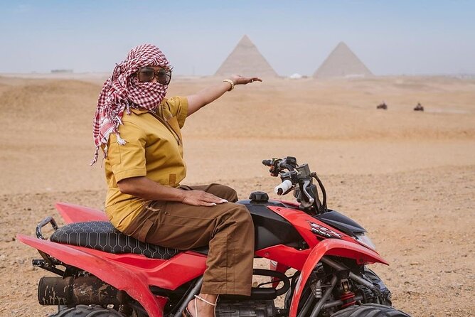 Giza pyramids,Sphinx,ATV bike,Camel ride, Dinner cruise& shopping - Who will get the most from this tour