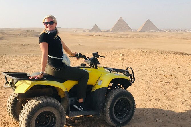 Giza pyramids, Sphinx, ATV bike, Lunch,Camel ride, Dinner cruise& shopping tour - Key points to know before booking