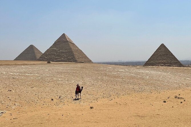 Giza Pyramids,Sphinx,Camel Ride,ATV Bike,Shopping, Dinner cruiseI - Starting at the three pyramids of Giza