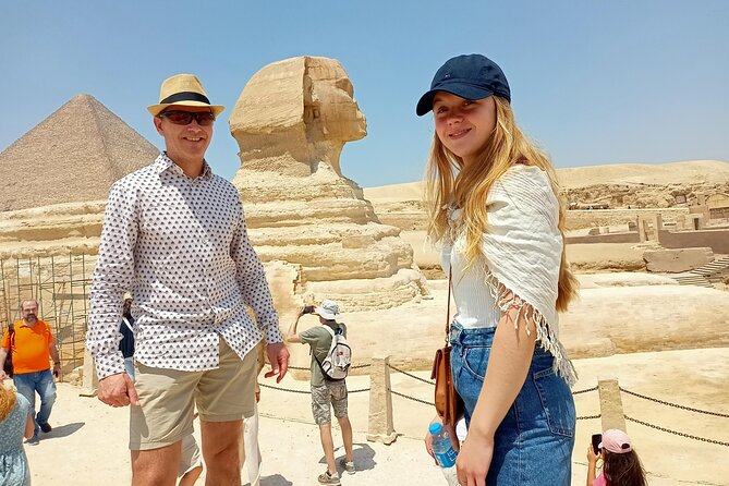 Giza Pyramids, Sphinx, Memphis, Saqqara, with private tour guide - The panoramic viewpoint and the camel ride