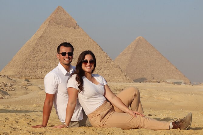 Giza pyramids, sphinx , panorama pyramids & shopping tour - Memphis, the old royal center