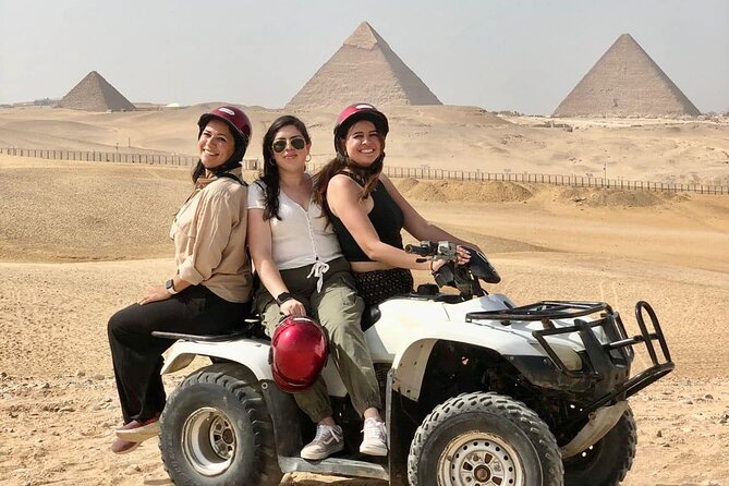Giza pyramids ,sphinx ,quad bike &camel ride Private Excursion - Valley Temple or Mummification Temple of Chephren