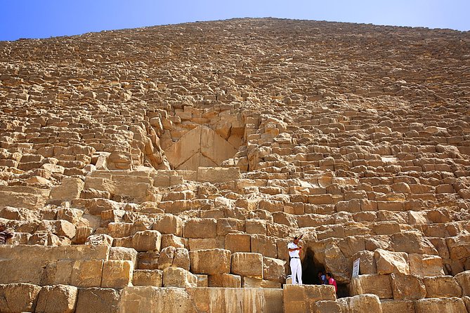 Giza Pyramids, Sphinx, Sakkara Pyramid with Camel ride & Shopping - Meeting the Great Sphinx