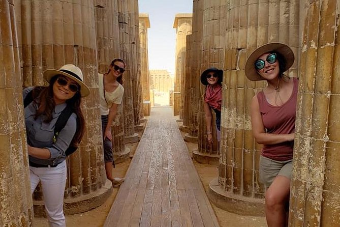 Giza Pyramids - Sphinx & Saqqara & Memphis - Entering the Pyramid of Teti at Saqqara