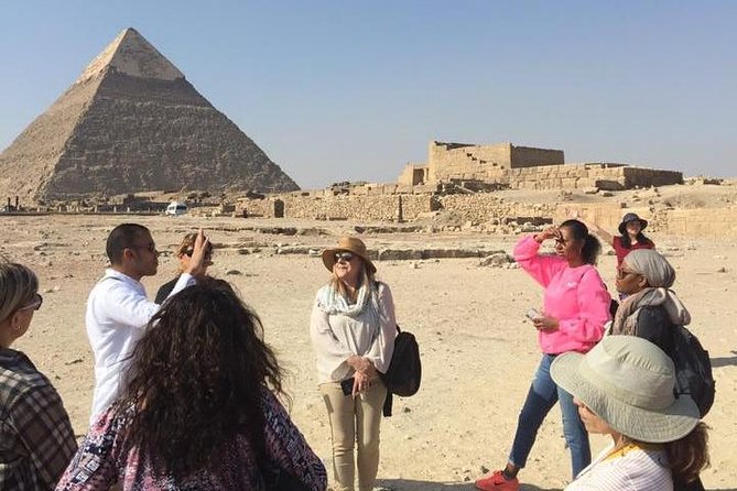Giza Pyramids - Sphinx & Saqqara & Memphis - Starting at the three pyramids of Giza