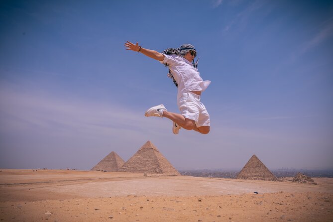 Giza pyramids with professional photography - A 20-Minute Camel Ride with a Camera Ready